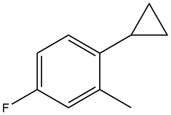 2744305-98-2 1-Cyclopropyl-4-fluoro-2-methylbenzene