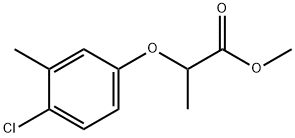 Propanoic acid, 2-(4-chloro-3-methylphenoxy)-, methyl ester 化学構造式