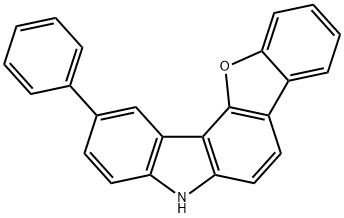 5H-Benzofuro[3,2-c]carbazole, 2-phenyl- Structure