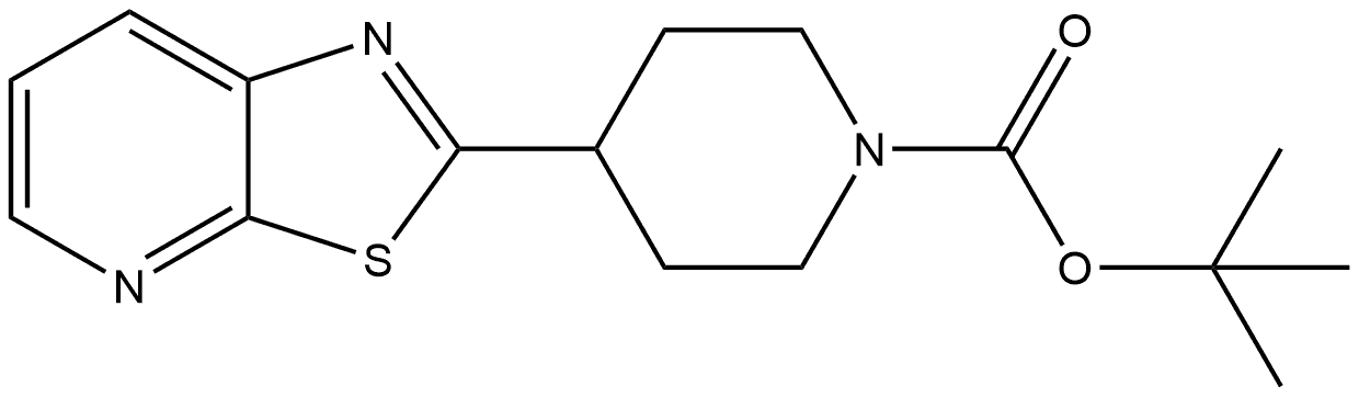 tert-butyl 4-(thiazolo[5,4-b]pyridin-2-yl)piperidine-1-carboxylate,2746407-48-5,结构式