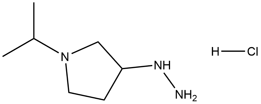 3-Hydrazinyl-1-isopropylpyrrolidine hydrochloride|