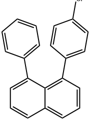 Naphthalene, 1-(4-chlorophenyl)-8-phenyl- Structure