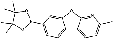 2-Fluoro-7-(4,4,5,5-tetramethyl-1,3,2-dioxaborolan-2-yl)benzofuro[2,3-b]pyridine Structure