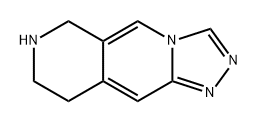 1,2,4-Triazolo[4,3-b][2,7]naphthyridine, 6,7,8,9-tetrahydro- Struktur