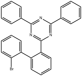 1,3,5-Triazine, 2-(2'-bromo[1,1'-biphenyl]-2-yl)-4,6-diphenyl- Struktur