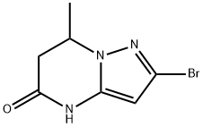 Pyrazolo[1,5-a]pyrimidin-5(4H)-one, 2-bromo-6,7-dihydro-7-methyl- Structure