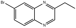 7-Bromo-2-ethylquinoxaline Structure