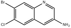 7-溴-6-氯喹啉-3-胺, 2750715-92-3, 结构式