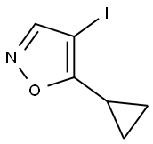 5-Cyclopropyl-4-iodoisoxazole Structure