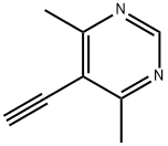 5-ethynyl-4,6-dimethylpyrimidine Struktur