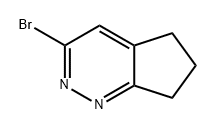 5H-Cyclopenta[c]pyridazine, 3-bromo-6,7-dihydro- 化学構造式