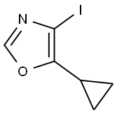 5-Cyclopropyl-4-iodooxazole Structure