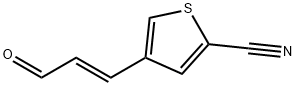 4-[(1E)-3-Oxo-1-propen-1-yl]-2-thiophenecarbonitrile Structure