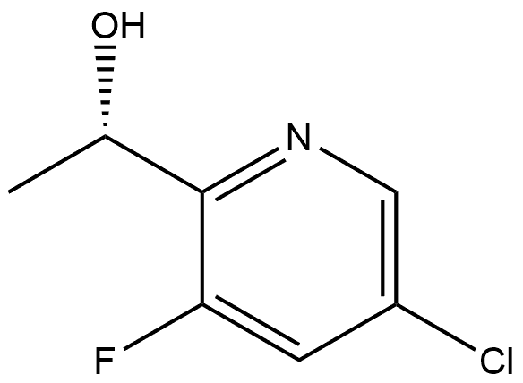 (S)-1-(5-chloro-3-fluoropyridin-2-yl)ethan-1-ol Structure