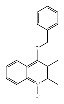 Quinoline, 2,3-dimethyl-4-(phenylmethoxy)-, 1-oxide Struktur