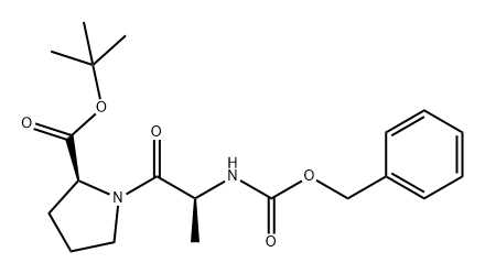 L-Proline, N-[(phenylmethoxy)carbonyl]-L-alanyl-, 1,1-dimethylethyl ester,27544-35-0,结构式