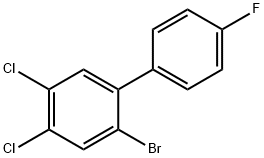 2-Bromo-4,5-dichloro-4'-fluoro-1,1'-biphenyl Structure