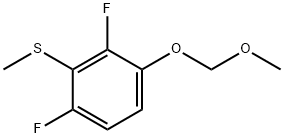 (2,6-Difluoro-3-(methoxymethoxy)phenyl)(methyl)sulfane,2755723-06-7,结构式