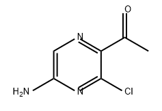 Ethanone, 1-(5-amino-3-chloro-2-pyrazinyl)- Struktur