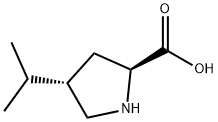 L-Proline, 4-(1-methylethyl)-, (4S)- 化学構造式