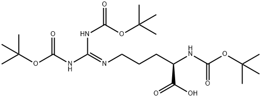 (R)-2-((叔丁氧基羰基)氨基)-5-((2,2,10,10-四甲基-4,8-二氧代-3,9-二氧杂-5,7-二氮杂癸烷-6-亚基))氨基)戊酸 结构式