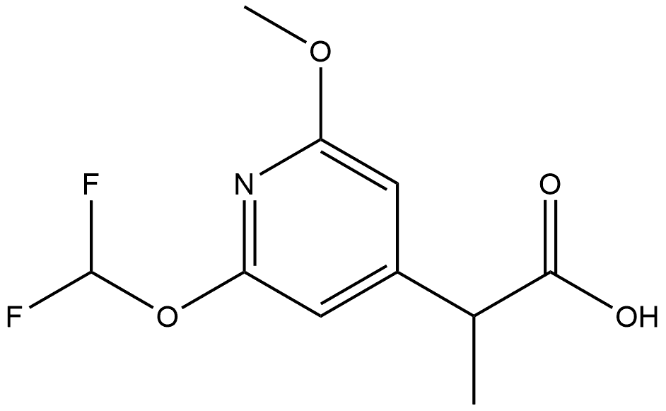 2755893-05-9 2-(2-(二氟甲氧基)-6-甲氧基吡啶-4-基)丙酸