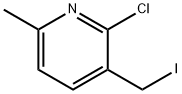 Pyridine, 2-chloro-3-(iodomethyl)-6-methyl- Struktur