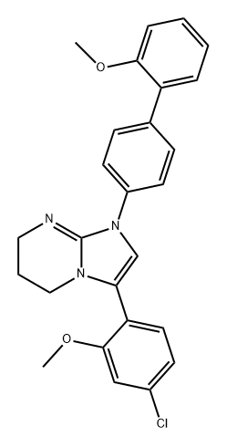 Imidazo[1,2-a]pyrimidine, 3-(4-chloro-2-methoxyphenyl)-1,5,6,7-tetrahydro-1-(2'-methoxy[1,1'-biphenyl]-4-yl)-|