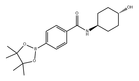 2756214-40-9 N-(反式-4-羟基环己基)-4-(4,4,5,5-四甲基-1,3,2-二氧硼杂环戊烷-2-基)苯甲酰胺