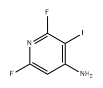 2,6-二氟-3-碘吡啶-4-胺, 2756329-77-6, 结构式