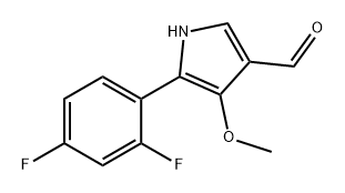 2756367-38-9 5-(2,4 -二氟苯基)-4-甲氧基-1H-吡咯- 3-羧醛