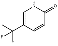 2(1H)-Pyridinone, 5-(1,1-difluoroethyl)- Structure