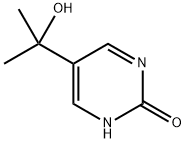 2(1H)-Pyrimidinone, 5-(1-hydroxy-1-methylethyl)- Structure