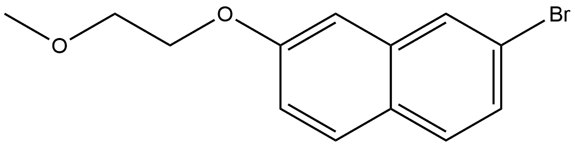 2-Bromo-7-(2-methoxyethoxy)naphthalene Structure