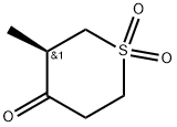 4H-Thiopyran-4-one, tetrahydro-3-methyl-, 1,1-dioxide, (3R)- Structure