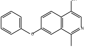 4-Isoquinolinol, 1-methyl-7-phenoxy- Struktur