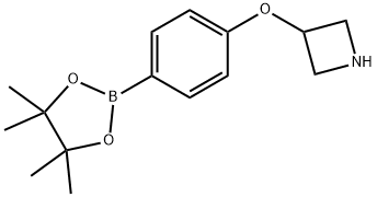 3-(4-(4,4,5,5-tetramethyl-1,3,2-dioxaborolan-2-yl)phenoxy)azetidine hydrochloride,2756820-80-9,结构式