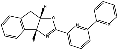 8H-Indeno[1,2-d]oxazole, 2-[2,2'-bipyridin]-6-yl-3a,8a-dihydro-, (3aR,8aS)-|(3AR,8AS)-2-([2,2'-联吡啶]-6-基)-3A,8A-二氢-8H-茚并[1,2-D]恶唑