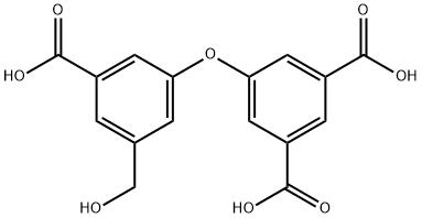 5-(3-羧基-5-(羟甲基)苯氧基)间苯二甲酸,2757082-76-9,结构式