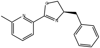 (R)-4-苄基-2-(6-甲基吡啶-2-基)-4,5-二氢恶唑,2757082-98-5,结构式