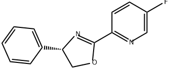 (S)-2-(5-氟吡啶-2-基)-4-苯基-4,5-二氢恶唑 结构式