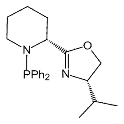 (S)-2-((R)-1-(二苯基膦基)哌啶-2-基)-4-异丙基-4,5-二氢恶唑, 2757084-56-1, 结构式