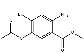 2757097-40-6 5-乙酰氧基-2-氨基-4-溴-3-氟苯甲酸甲酯