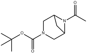 1-(3-BOC-3,6-二氮杂双环[3.1.1]庚烷-6-基)乙酮, 2757314-67-1, 结构式