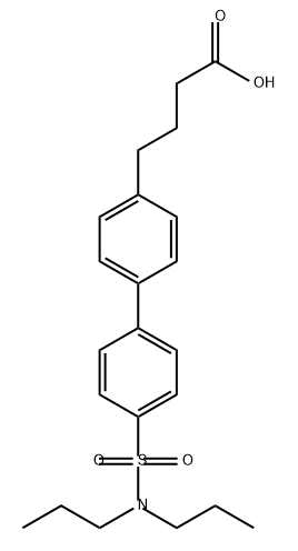 [1,1'-Biphenyl]-4-butanoic acid, 4'-[(dipropylamino)sulfonyl]-|化合物 ADS032