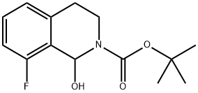 2(1H)-Isoquinolinecarboxylic acid, 8-fluoro-3,4-dihydro-1-hydroxy-, 1,1-dimethylethyl ester|8-氟-1-羟基-3,4-二氢异喹啉-2(1H)-羧酸叔丁酯