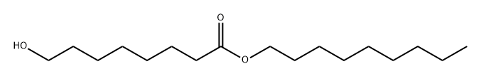 Octanoic acid, 8-hydroxy-, nonyl ester Struktur