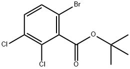 Benzoic acid, 6-bromo-2,3-dichloro-, 1,1-dimethylethyl ester Structure