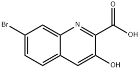 7-溴-3-羟基喹啉-2-羧酸, 2757730-19-9, 结构式