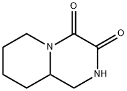 Hexahydro-2H-pyrido[1,2-a]pyrazine-3,4-dione Struktur